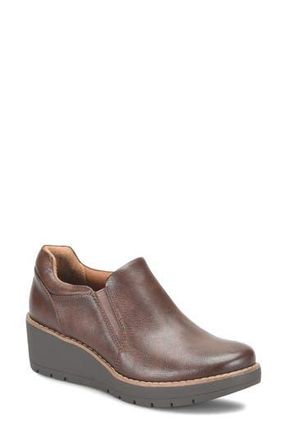Söfft Fabri Wedge Slip-On in Dark Brown at Nordstrom Rack, Size 7.5