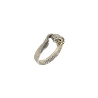 Tiffany & Co. Gold Silver Yellow Gold (18K) Silver 925 Band Ring (Pre-Owned)