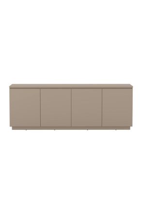 MID.YOU Mid.you Sideboard, Taupe, Holzwerkstoff, 4 F&auml;cher, 200x72x34.5 cm, FSC Mix, stehend, Kleinm&ouml;bel, Kommoden, Sideboards