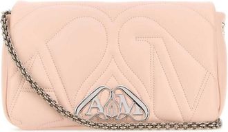 Alexander McQueen small The Seal shoulder bag - women - Leather/Lamb Skin - One Size - Pink