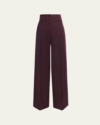Altuzarra Rudy Wool Wide-Leg Pants