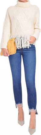Frame Denim Le High Straight Jeans In Hallam Chew