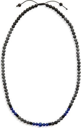 Caputo & Co. Mens Spirit Beaded Necklace in Lapis Lazuli at Nordstrom Rack
