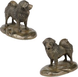 OEM Terrier Tibetano: Estatuilla De Perro, Figura De Oficina, Trofeo Para Una Exposici&oacute;n Canina De Art-dog