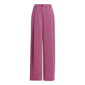 Essentiel Kelsea Wide Leg Trousers - female - Essentiel Antwerp - Wide Trousers - Purple - M - Trousers