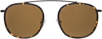 Illesteva Mykonos Ace MKA23GOFM Mens Sunglasses Black Size 52