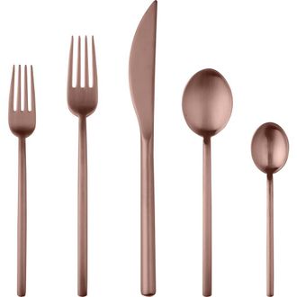 Mepra Due Flatware Set - 5 Pieces in Ice Bronze at Nordstrom