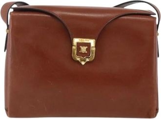 Celine Pre-owned Shoulder Bags, female, Brown, Size: ONE SIZE Pre-owned Triomphe Shoulder Bag