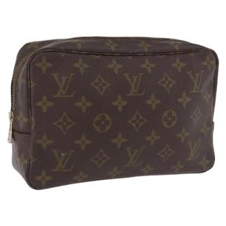 Louis Vuitton Pre-owned Vintage Monogram Clutch Bag - Dames - Pre-owned - Bruin - Maat: ONE Size