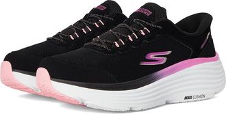 Skechers Max Cushioning Endeavour Cardova Hands Free Slip-Ins Womens Shoes Black/Pink : 9.5 B - Medium