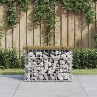 vidaXL Banco Jard&iacute;n Dise&ntilde;o Gavi&oacute;n Madera Pino Impregnada 63x31,5x42 Cm Vidaxl