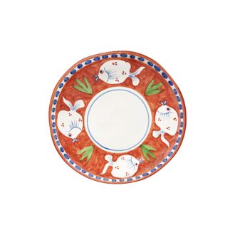 Arcucci poiseidone orange dish fruit 23 cm