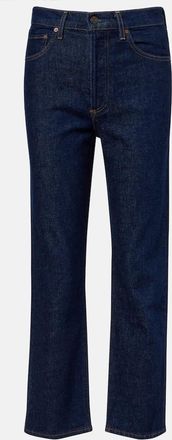 A Gold E 90s cropped straight jeans