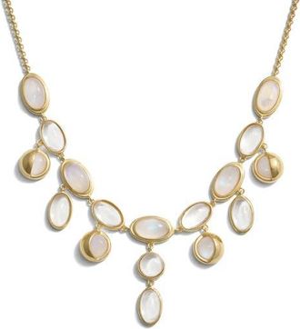 Awe Inspired Midnight Reflection Collar Necklace in 14K Gold Vermeil at Nordstrom