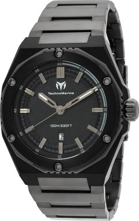 Technomarine Coral Quartz Black Dial Mens Watch TM-416061