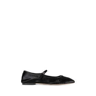 Aeyde Loafers, female, Black, Size: 10 US Uma Ponyhair Flats