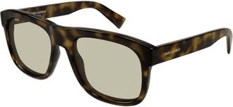 Saint Laurent Heren, Accessoires, Bruin, Maat: 57 MM Nylon