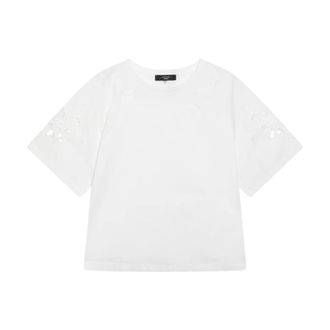 Max Mara Dames, Tops, Wit, Maat: XS Katoen