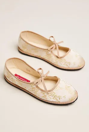 Vibi Venezia Brigitte Bow-Tie Mary Jane Flats