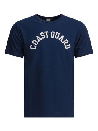 Buzz Rickson's Coast Guard cotton T-shirt - Blue