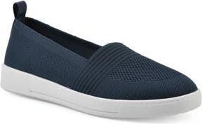White Mountain Upright Woven Slip-On Sneaker in Navy Fabric at Nordstrom Rack, Size 8.5