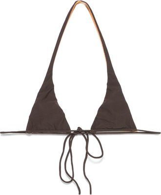 Isa Boulder Top bikini Zenith - Marrone
