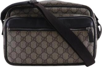 Gucci Pre-owned GG Supreme Shoulder Bag - Dames - Vintage Schoudertas - Bruin - ONE Size - Vintage