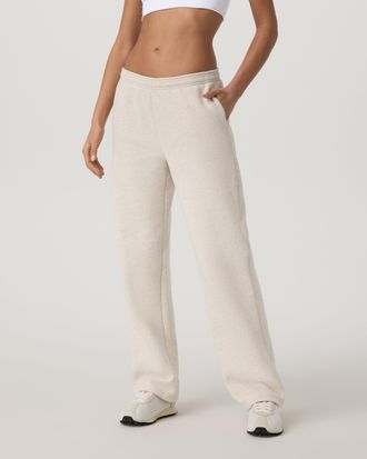 Vuori Clothing Restore Straight Leg Sweatpant | Bone Heather | XS, Size Extra Small