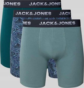 Jack & Jones Jack & Jones Boxer Briefs mit Logo-Stitching Modell Maxwell im 3er-Pack in Bottle, Größe M