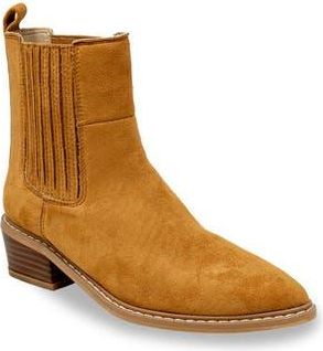Chase + Chloe by Intouch Footwear Western Block Heel Chelsea Boot in Tan at Nordstrom Rack, Size 8.5