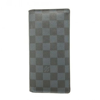 Louis Vuitton Black Navy Long Wallet (Bi-Fold) (Pre-Owned)