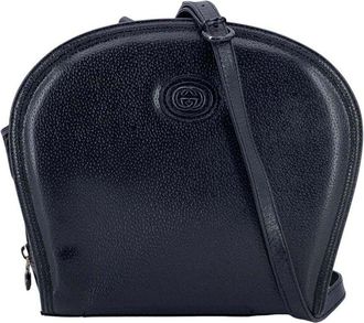 Gucci Black Leather Shoulder Bag (Authentic Pre-Loved)