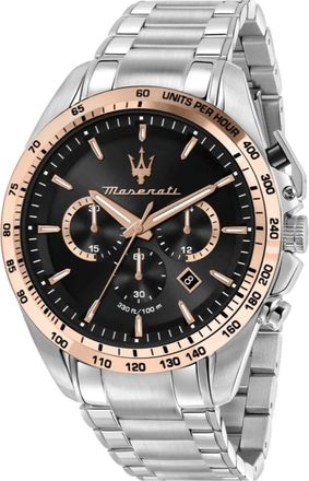 Maserati Traguardo R8873612047 Limited Edition Mens Chronograph Watch - Silver Stainless Steel - One Size