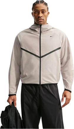 Nike Tech Shori Knit Full-Zip Windrunner Jas - Heren - Sport - Grijs - Maat: L Katoen