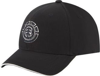 Element Stretch Fit 6-Panel Cap with Curved Visor in Black at Nordstrom