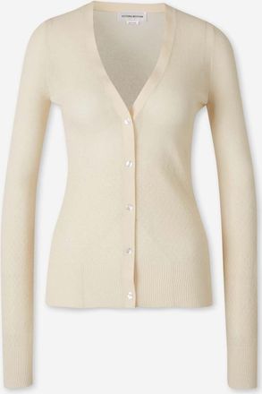 Victoria Beckham Cotton Knit Cardigan