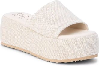 Matisse Footwear Womens Pismo Platform Sandal In Silver Speckle