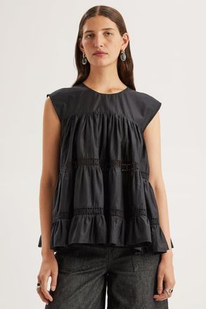 Merlette Quai Top in Black at Nordstrom, Size Xx-Small