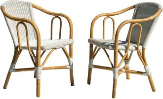 Panama Jack Set Of 2 Barina Bistro Armchairs