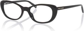 Saint Laurent 52mm Cat Eye optical glasses in Black at Nordstrom