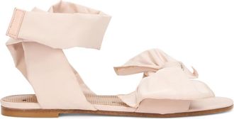 Red Valentino Zomersandalen met Strik en Verstelbare Band - Dames - Sandalen - Roze - 37 EU - Leer - Schoenen