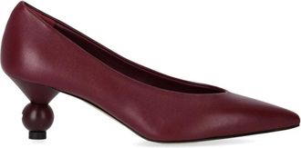Max Mara Renza Pump - Dames - Pumps - Bruin - 40 EU - Leer - Schoenen