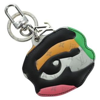 Louis Vuitton Pre-owned Accessories, female, Multicolor, Size: ONE SIZE Pre-owned Canvas Key Holder