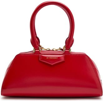 Givenchy Antigona East-west Mini Leather Cross-body bag - Red - One Size