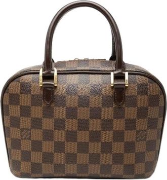 Louis Vuitton Pre-owned Sarria - Dames - Vintage Handtas - Bruin - ONE Size - Leer - Vintage