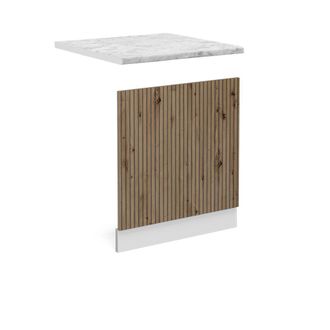 Vicco Panel Frontal R-line, Roble Artesanal, 60 Cm, Et M&aacute;rmol