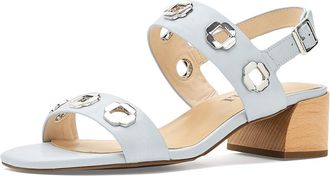 Vaneli Cris Womens Dress Sandals Pale Blue Cyrene : 7.5 N (AA), Leather