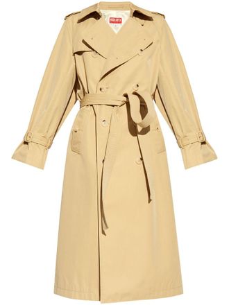 Kenzo Trench doppiopetto con cut-out - Toni neutri