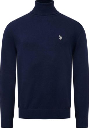 U.S.Polo Association heren coltrui - 100% katoen met geborduurd logo