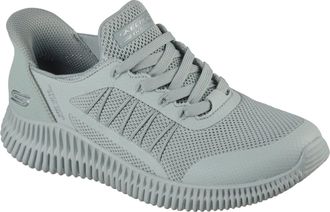 Skechers BOBS Geo Lite Divine Pace WoMens Sage Trainers - Light Grey - Size UK 6